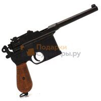 Пистолет Маузер C96 с деревянными накладками